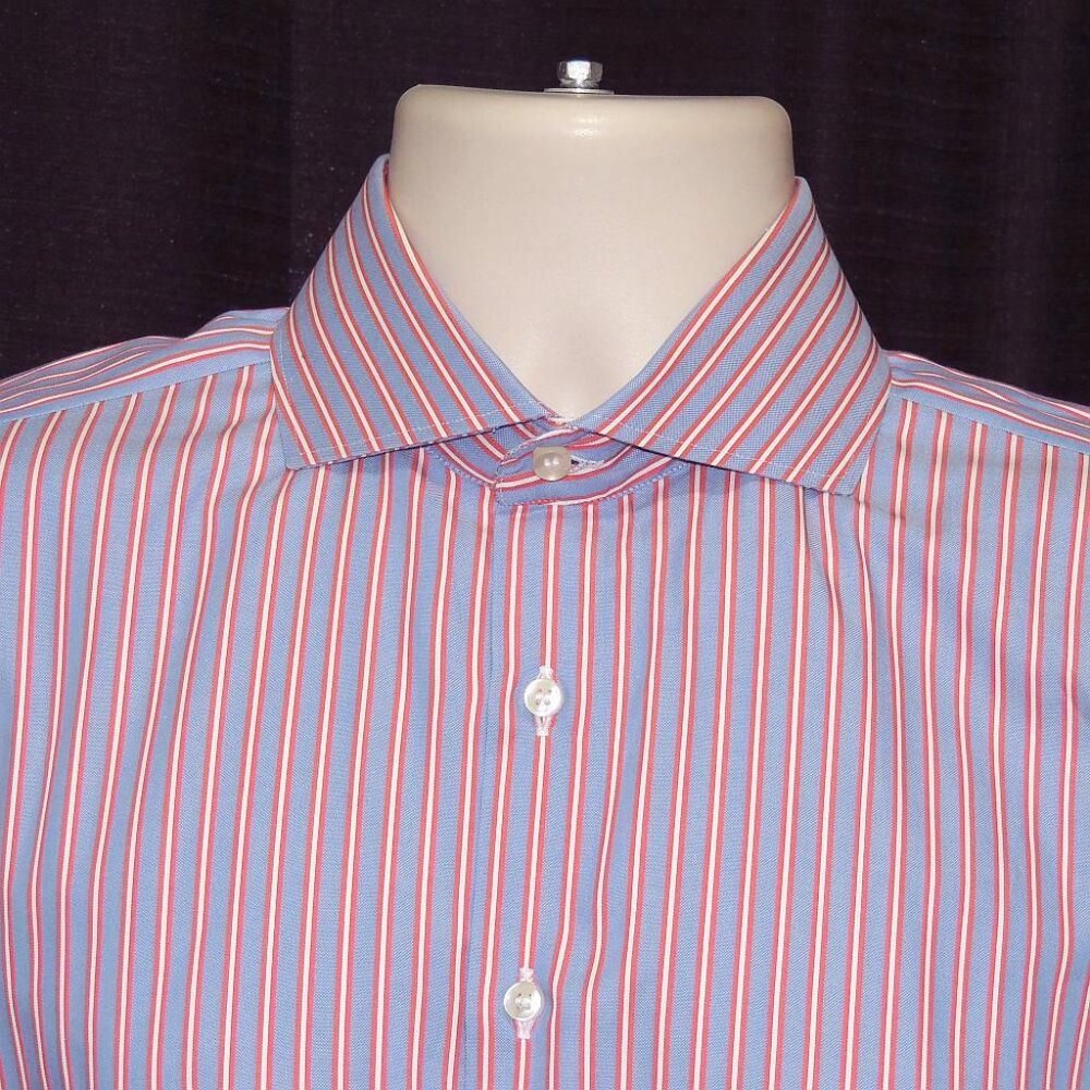 Thomas Pink SLIM FIT Sz 16.5 Long Sleeves Men's Shirt Pristine Condition
